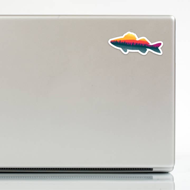 Kevin & Kaia - Wholesale Sticker - Fish (Walleye) - Sticker2