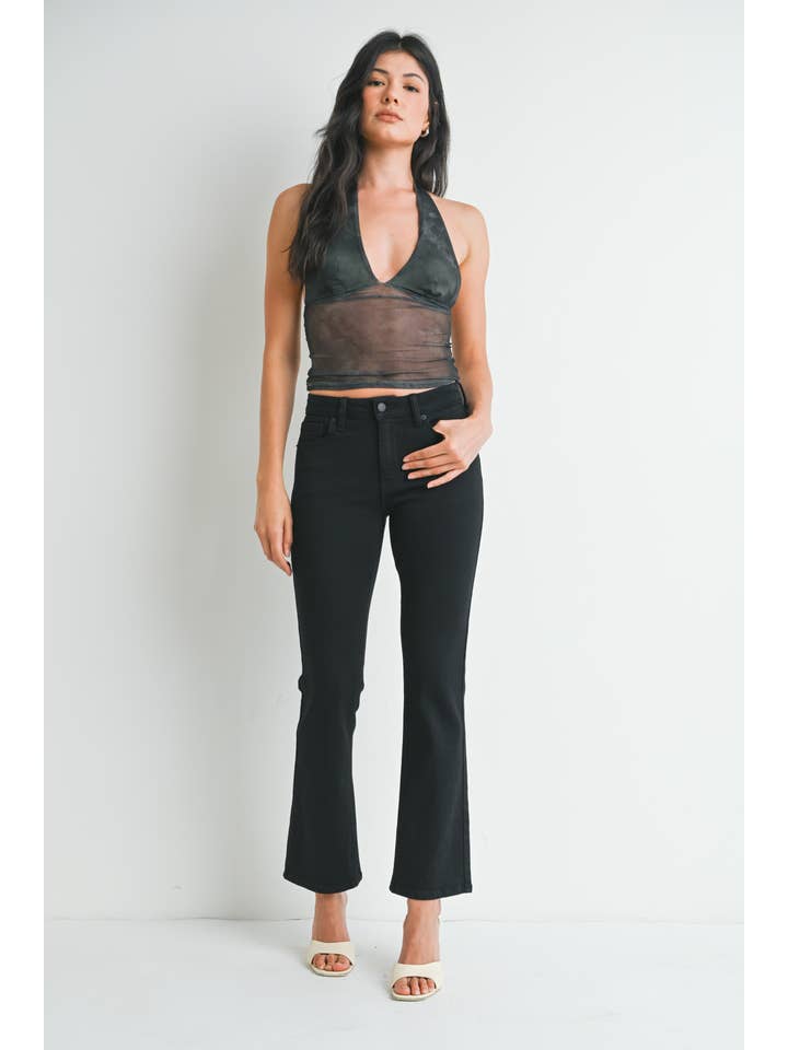 Just USA Jeans - Wholesale Jeans - Women's - JP373 - BLK - Petite Bootcut