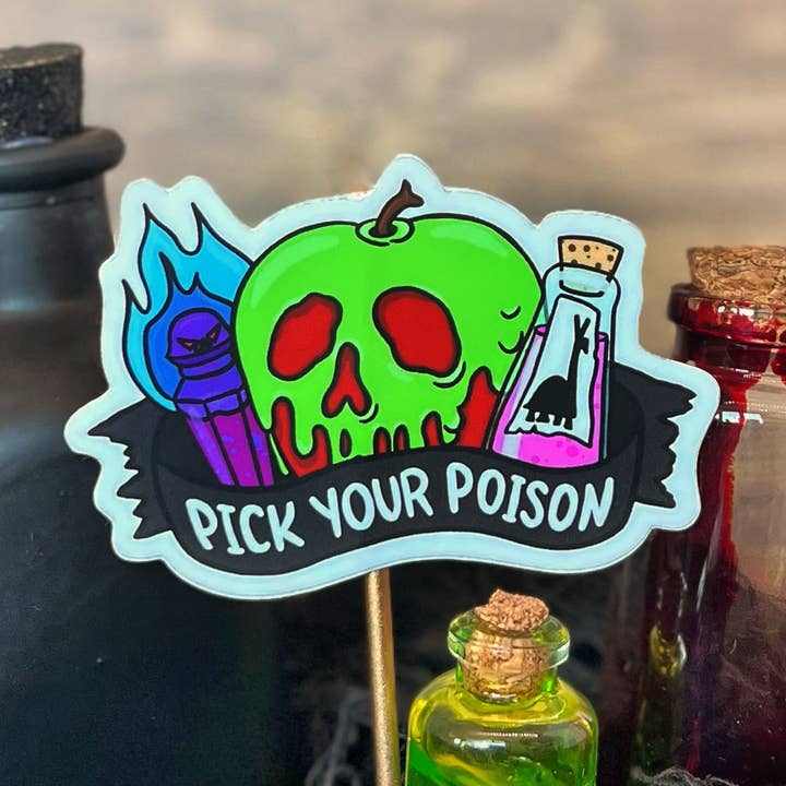 Quikwit Stickers - Vendita all'ingrosso Adesivo - Scegli il tuo adesivo Poison0