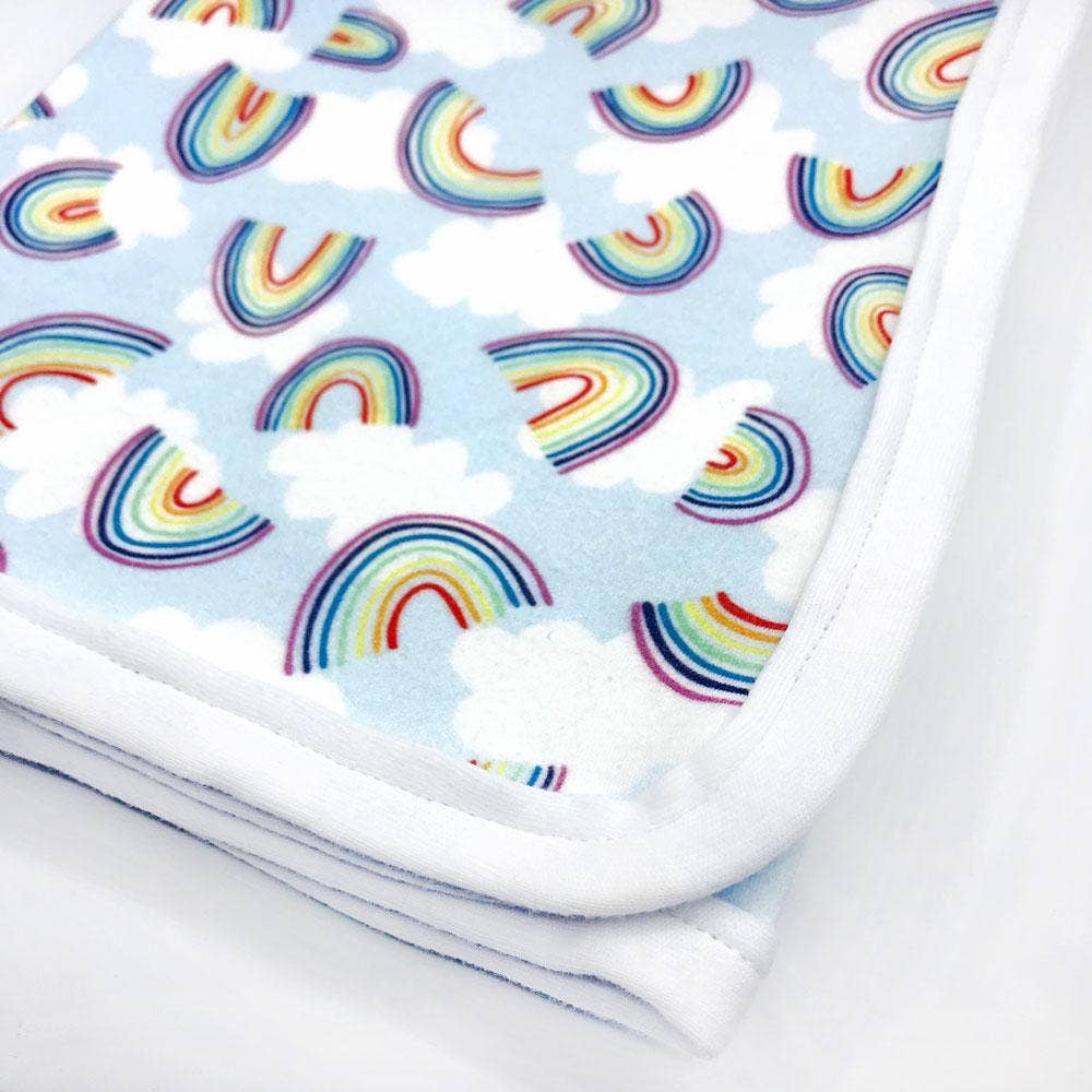 Sunny Day Designs - Wholesale Bedding Blanket - Kids & Baby - Rainbow Sky Organic Cotton Baby Blanket4