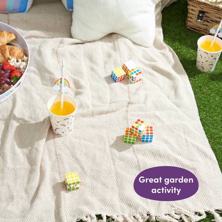 The Twiddlers - Wholesale Fidget toy – Kids - 12 Mini Puzzle Speed Cube Fidget Toys, 3x3 - 3cm6