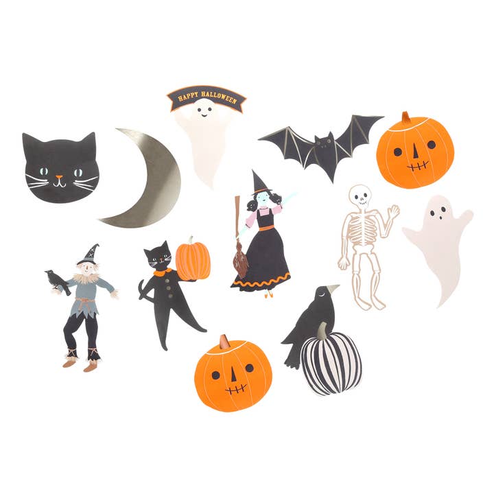 Halloween Shaped Stickers for wholesale by Meri Meri