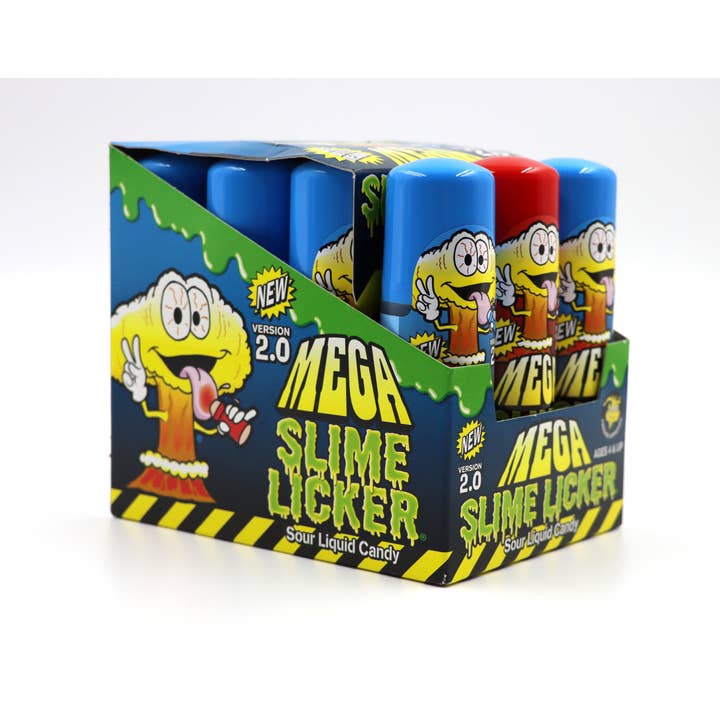 Grandpa Joe's Candy Shop - Wholesale Gummy - Toxic Waste MEGA Slime Licker 2.0, 12ct