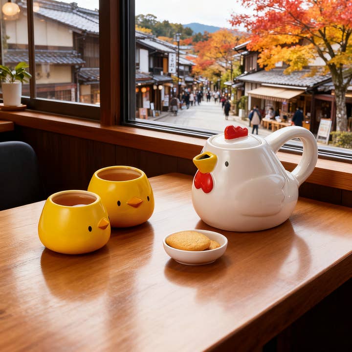 Sunart Tea Set in Cute Family Series and other Purchase Wholesale japanese tea sets. Free Returns & Net 60 Terms on Faire trending on Faire.