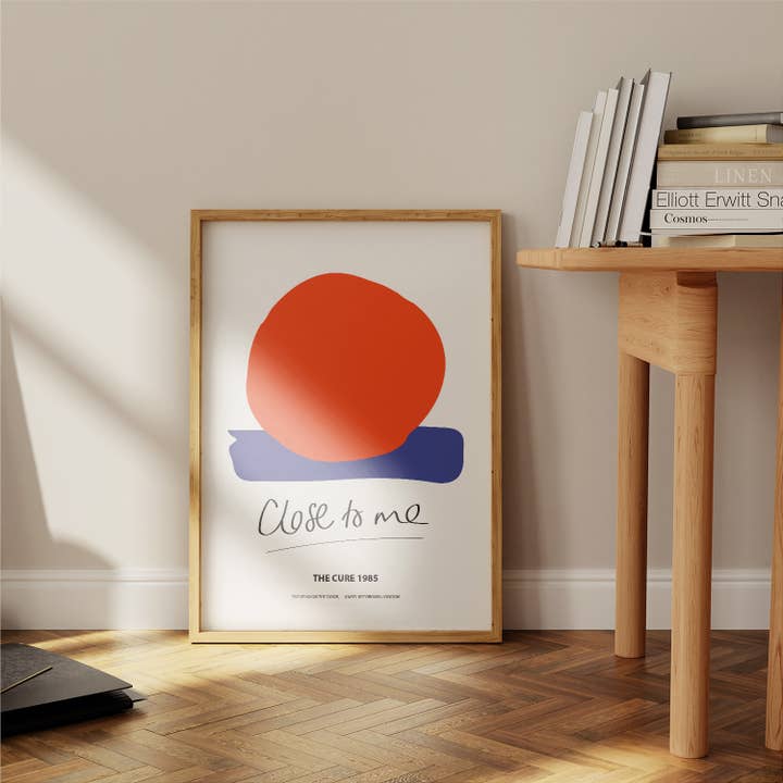 Close To Me The Cure Music Inspired Giclée Art Print for wholesale by Fanclub