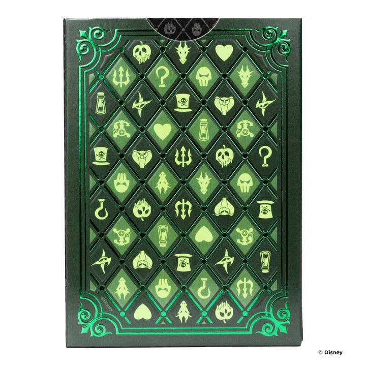 Cardshouse - Wholesale Playing Cards - Bicycle Disney Villains Green Playing Cards