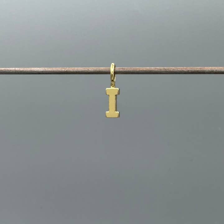 Something Silver - Wholesale Individual Charm/Pendant - Perfect Little Block Letter Initial Charm8