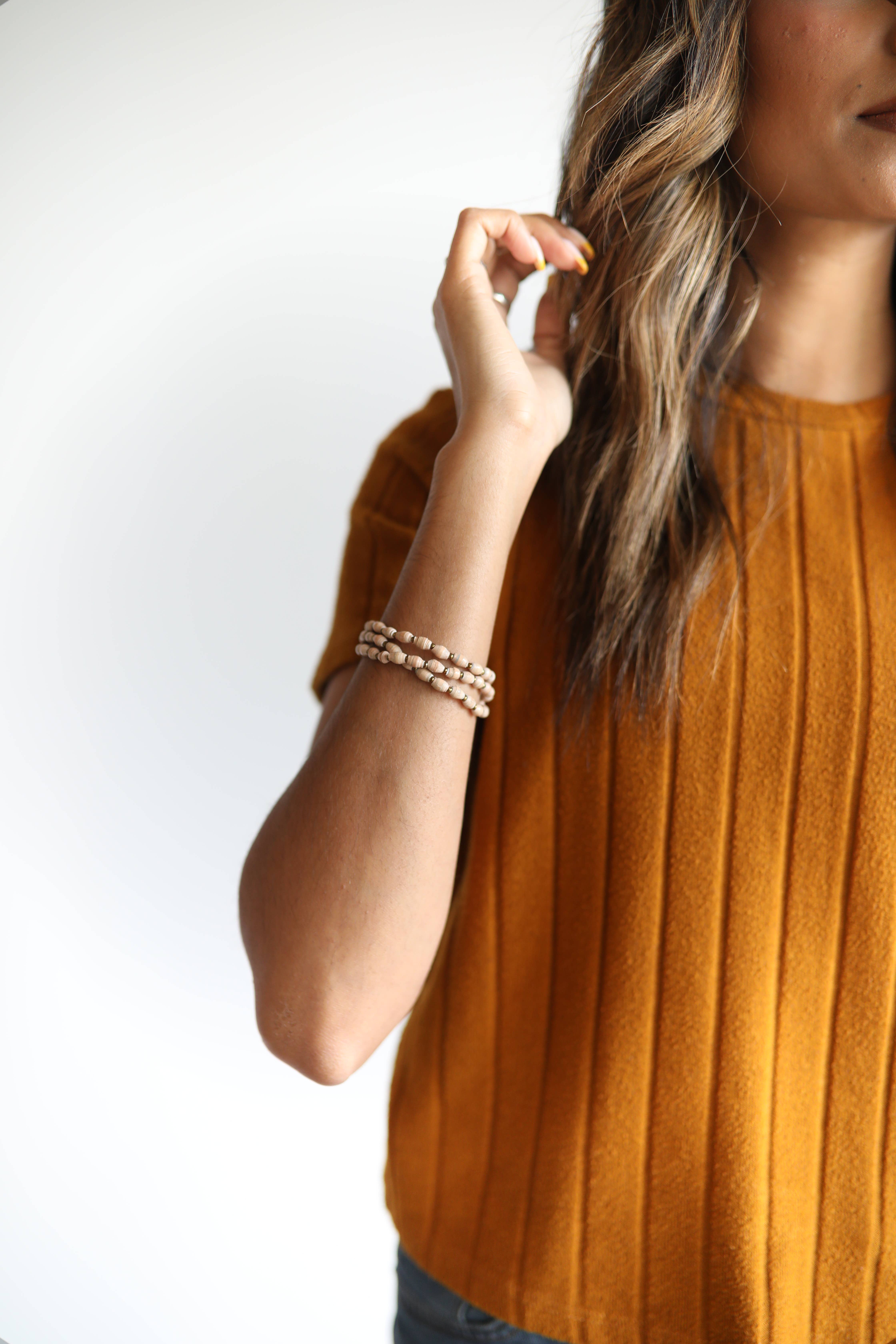 Ornaments 4 Orphans - Wholesale Beaded Bracelet - Maasai Paper Bead Bracelet1