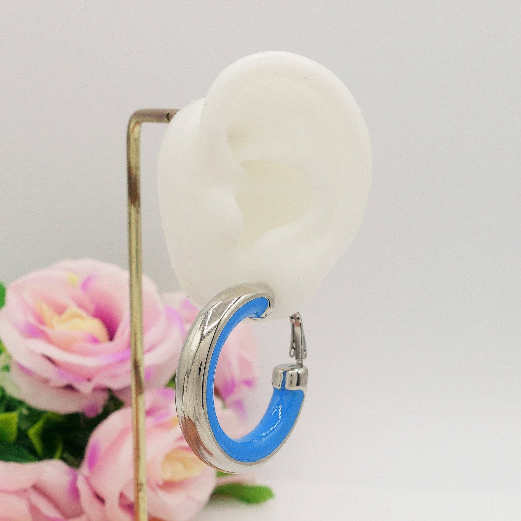 Daemon srls - Wholesale Hoop Earrings - DREW - ACCIAIO INOSSIDABILE - Big Hoops orecchini a cerchio smaltati2