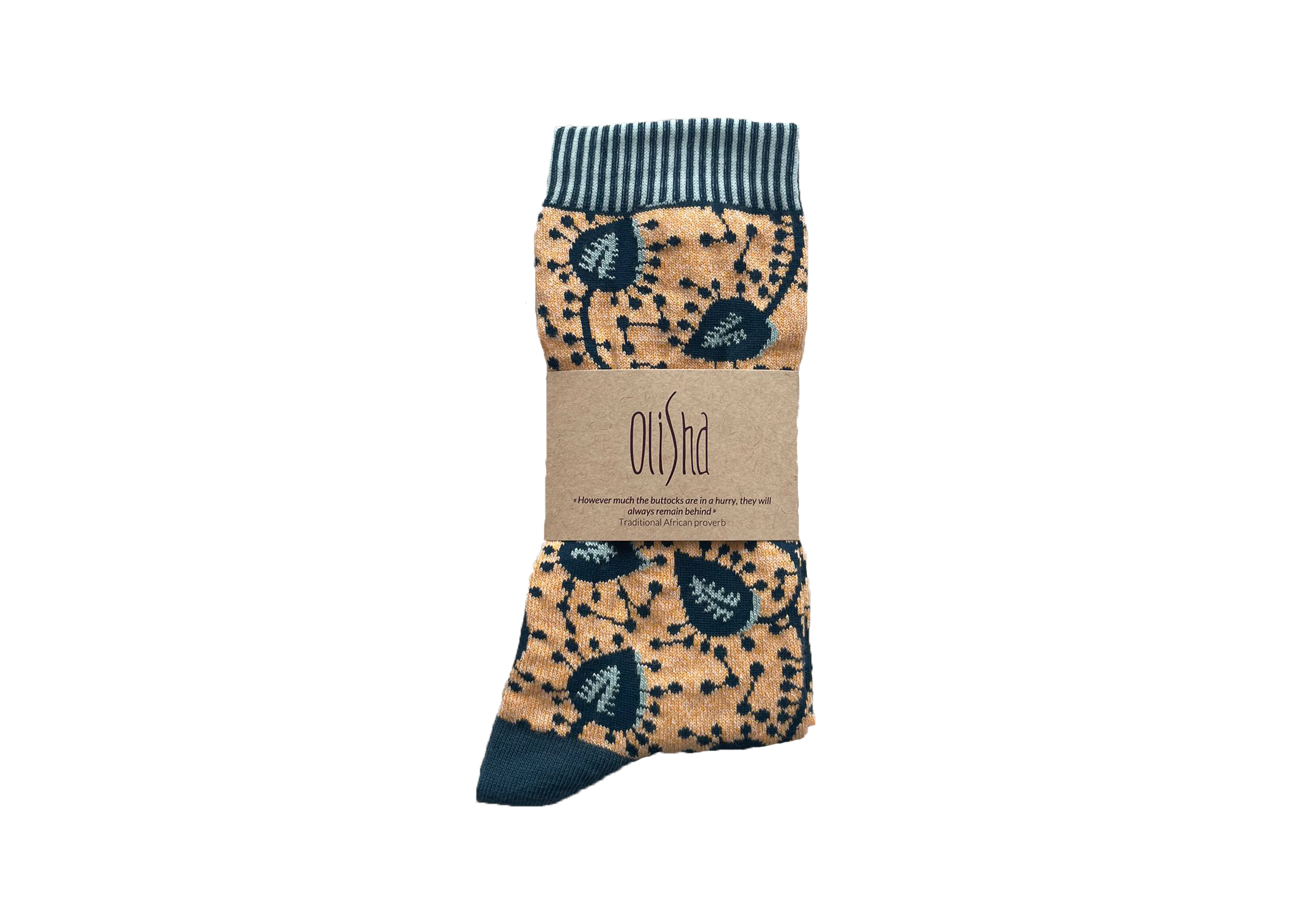 Olisha socks - Wholesale Socks - Unisex - Faly Saffron - Organic Cotton Socks6