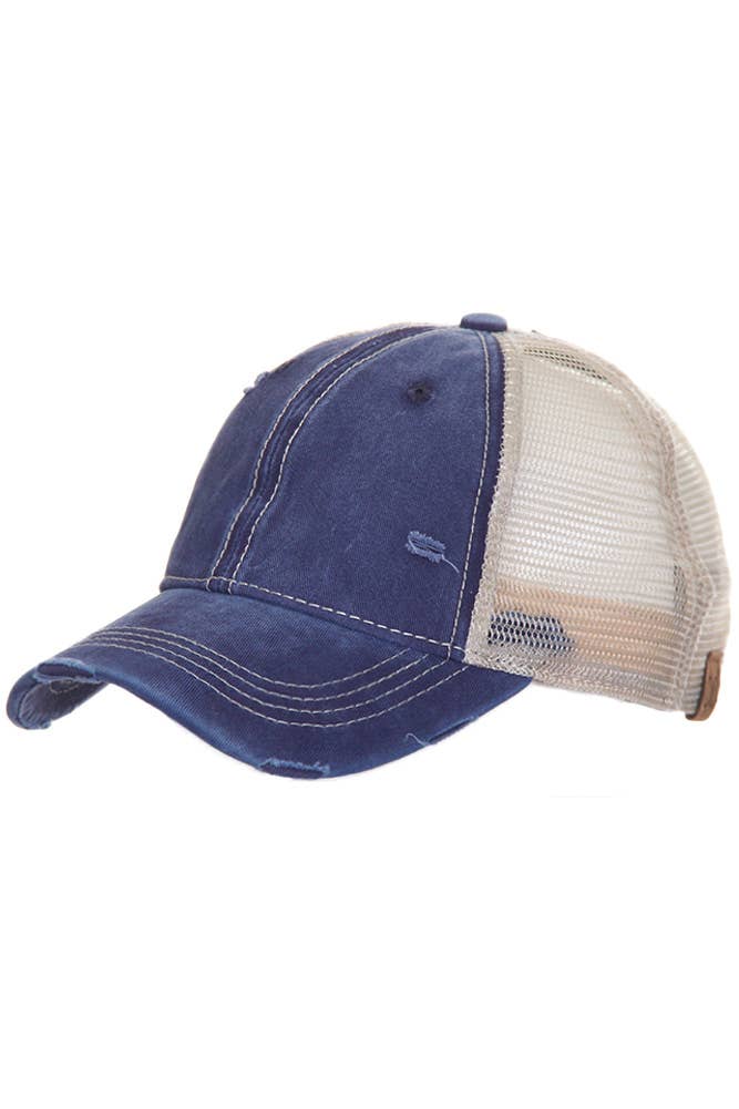 Hana - Wholesale Ponytail Cap - Women's - C.C Brand Mesh Back Ponytail Baseball Cap4