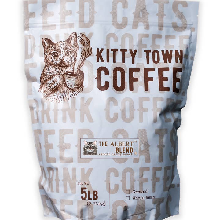 5lb Albert: Super Smooth Breakfast Blend for wholesale by Kitty Town Coffee