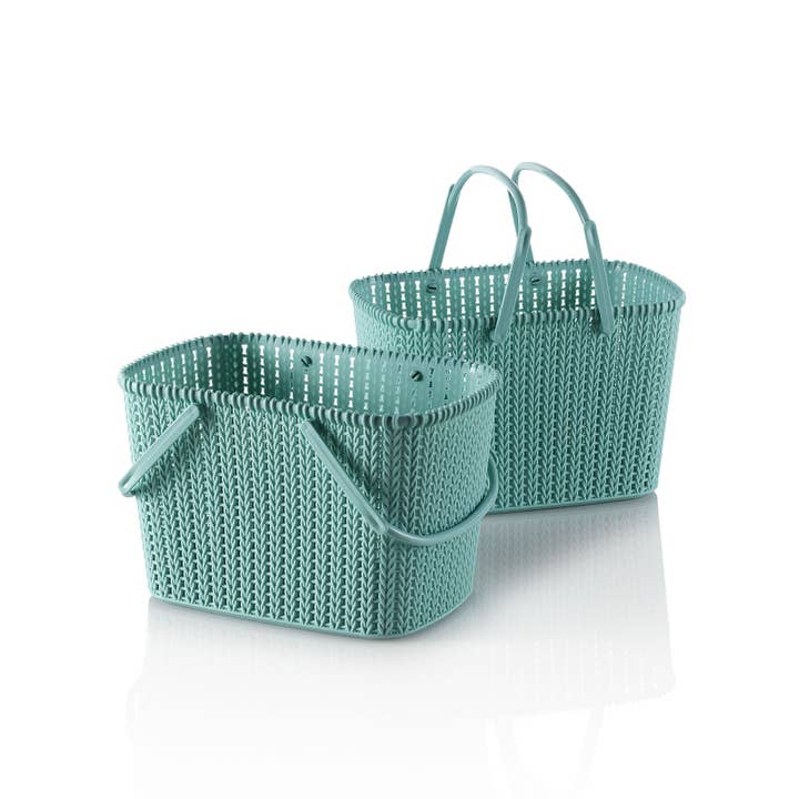 Gruppo F.T - Wholesale Basket - Set of 2 MANDY storage baskets with handle4