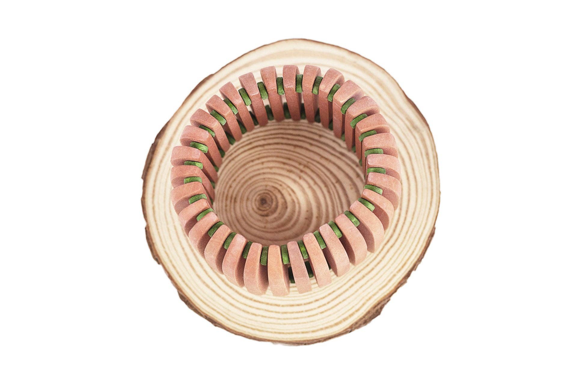 NOA ECCO - Vendita all'ingrosso Bracciale a polsino - Braccialetto elastico con pezzi di legno2