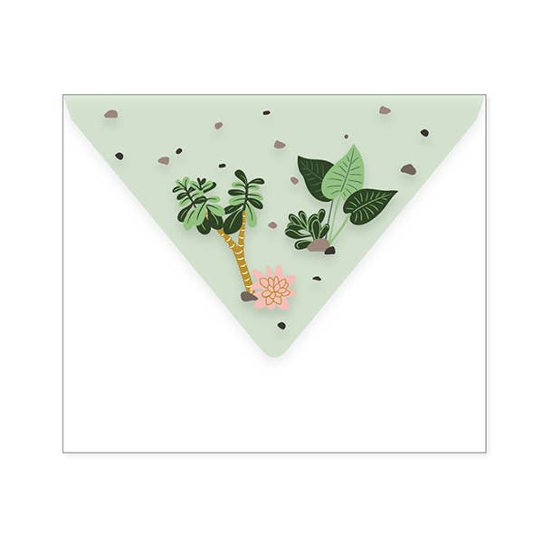 Up With Paper - Wholesale Birthday Card - Cactus Terrarium Pop-Up Card with Lights