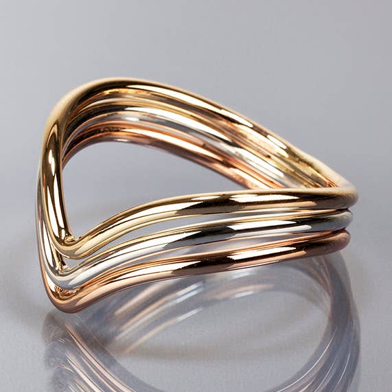 Chevron Ring for wholesale by Dyme Designs