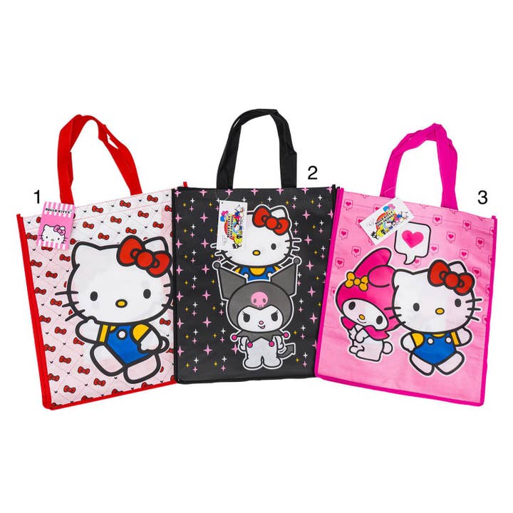 Hello Kitty And Friends Reusable Tote Bags for wholesale by Paperdoll