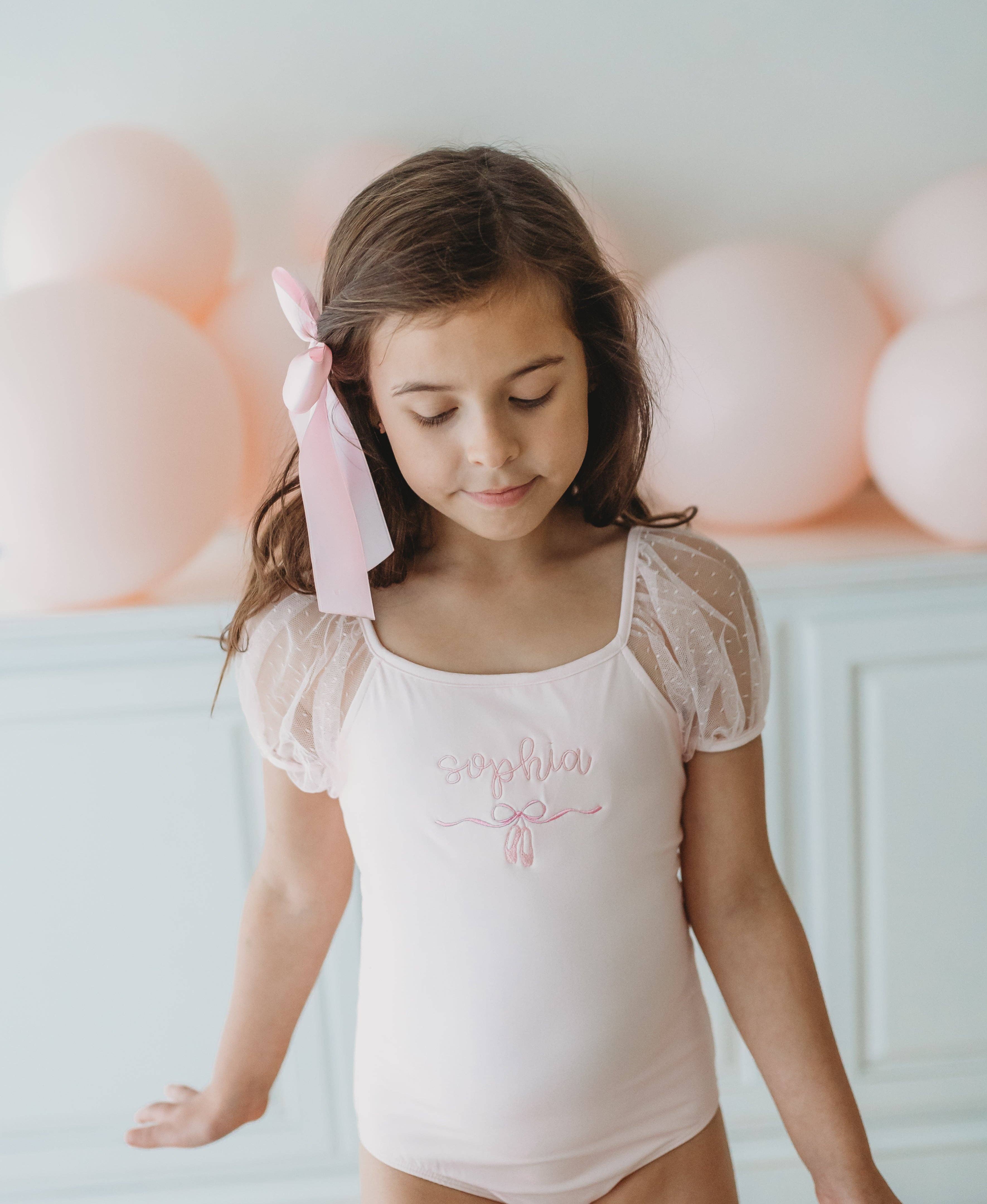 Cheeky Plum - Wholesale Leotard - Kids - Mesh Leotard - Pink Bliss13