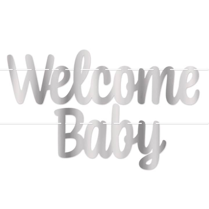 Beistle – Engroshandel Festskilt/banner – Folie Welcome Baby Streamer -S