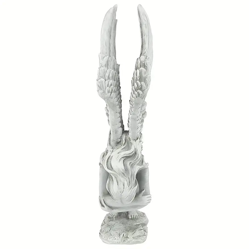 Magnifique Hearts - Wholesale Outdoor Ornament/Decor - Redemption Fairy Statue with Angel Wings Miniature - 5.9''1