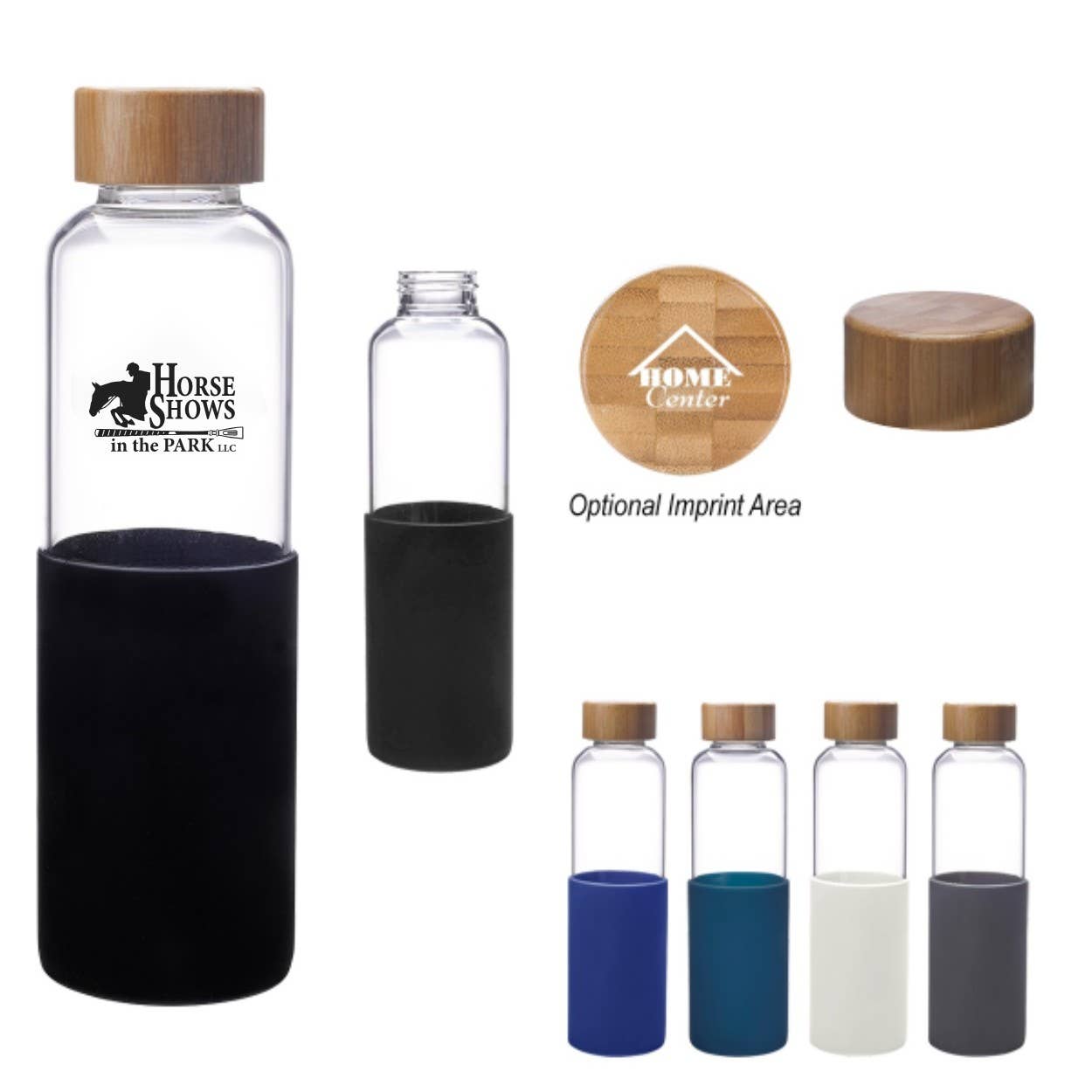 Market Street Promotions - Wholesale Water Bottle - CrystalEdge Bottle - 20oz0