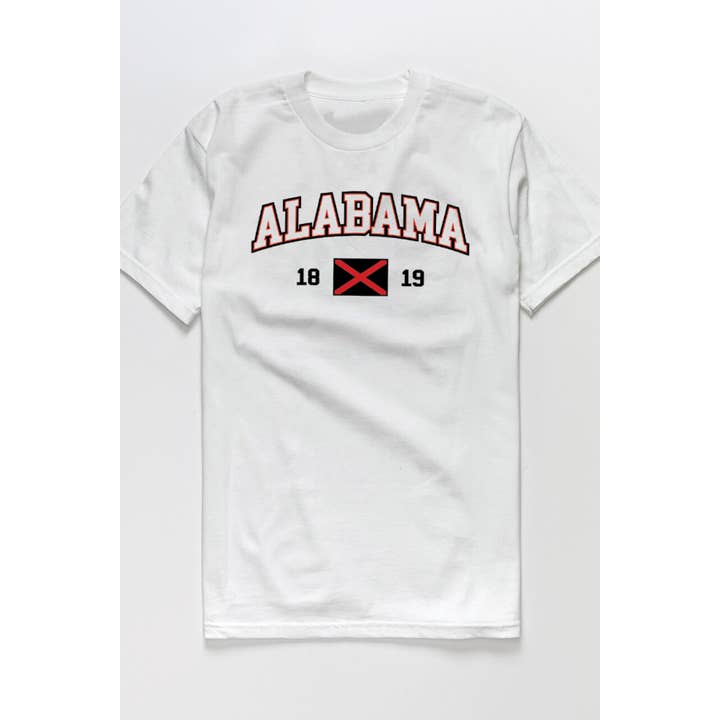 ALABAMA Screen Printed T-Shirt - Unisex for wholesale by Polar bee