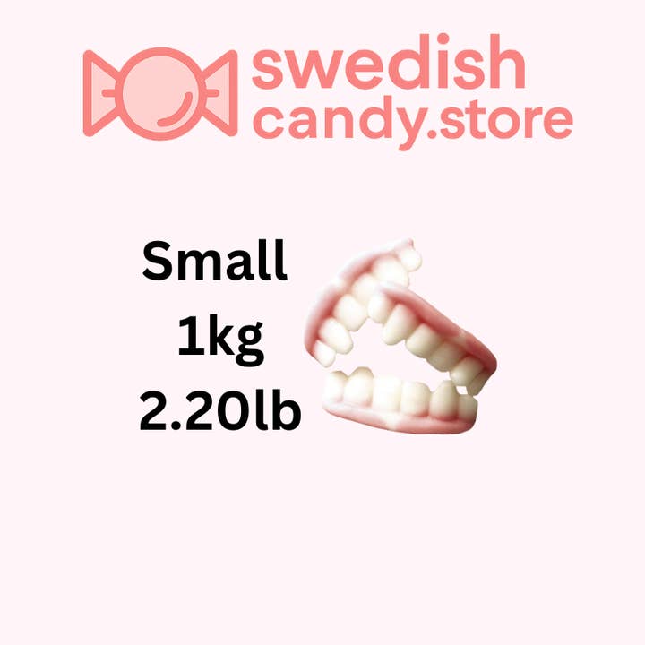 Swedish Candy-Teeth Gummies 1kg/2.20lbs for wholesale by Swedish Candy.Store - Swedish Candy