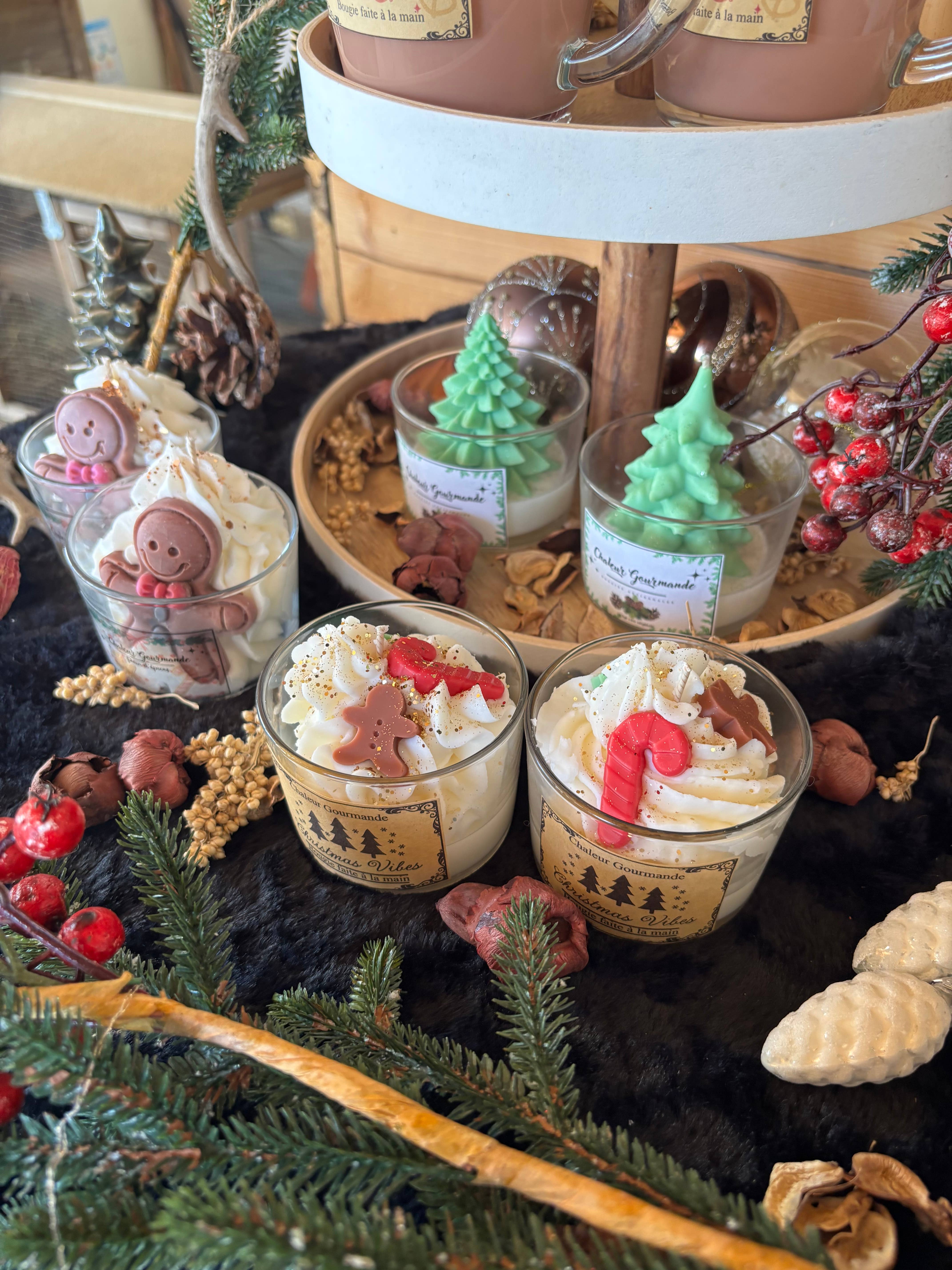 Chaleur Gourmande - Wholesale Novelty Candle - 10 Christmas winter candles implementation pack4