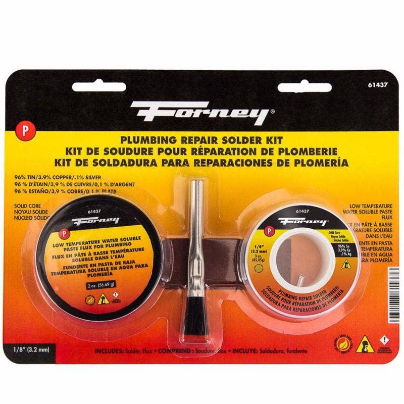 Everyday Supply Co - Wholesale DIY Craft Kit - Forney 3 oz Lead-Free Plumbing Solder Kit, 3 pc0