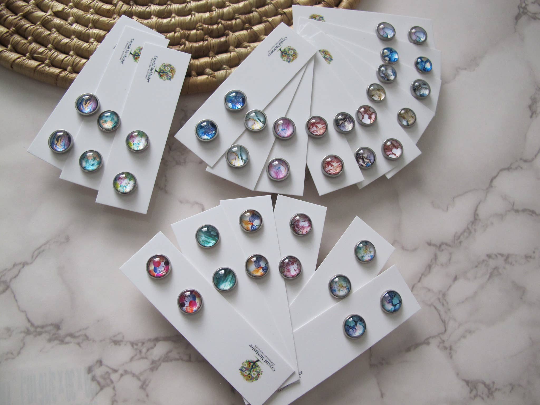 Crystal McMaster Jewellery Designer - Wholesale Sieradenset - Starter Kit collectie - 15 kettingen en 20 oorknopjes3
