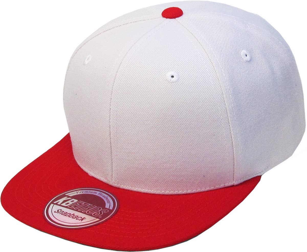 KBETHOS - Wholesale Flat Brim Cap - Men's - Wool Blend Snapback44