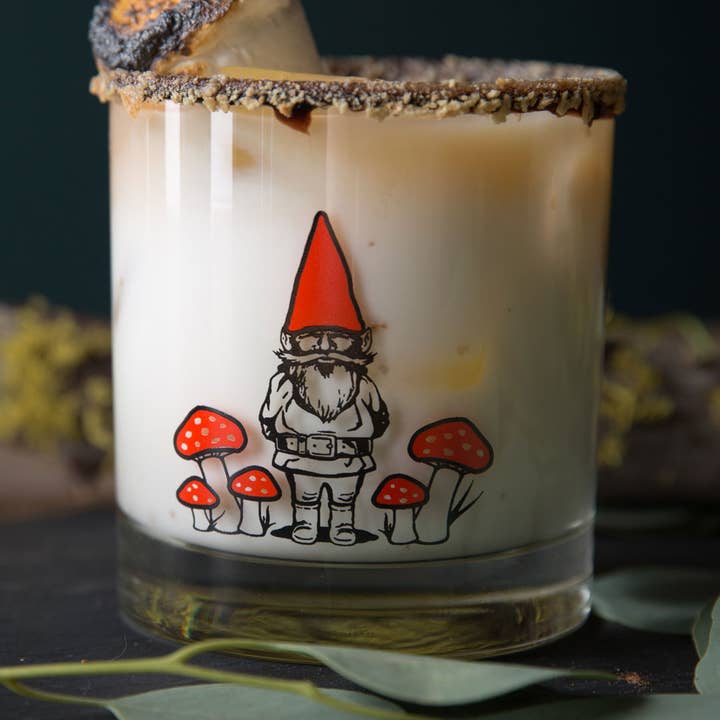 Gnome Rocks Glass | Whiskey Glass | Cocktail Glass for wholesale by Counter Couture