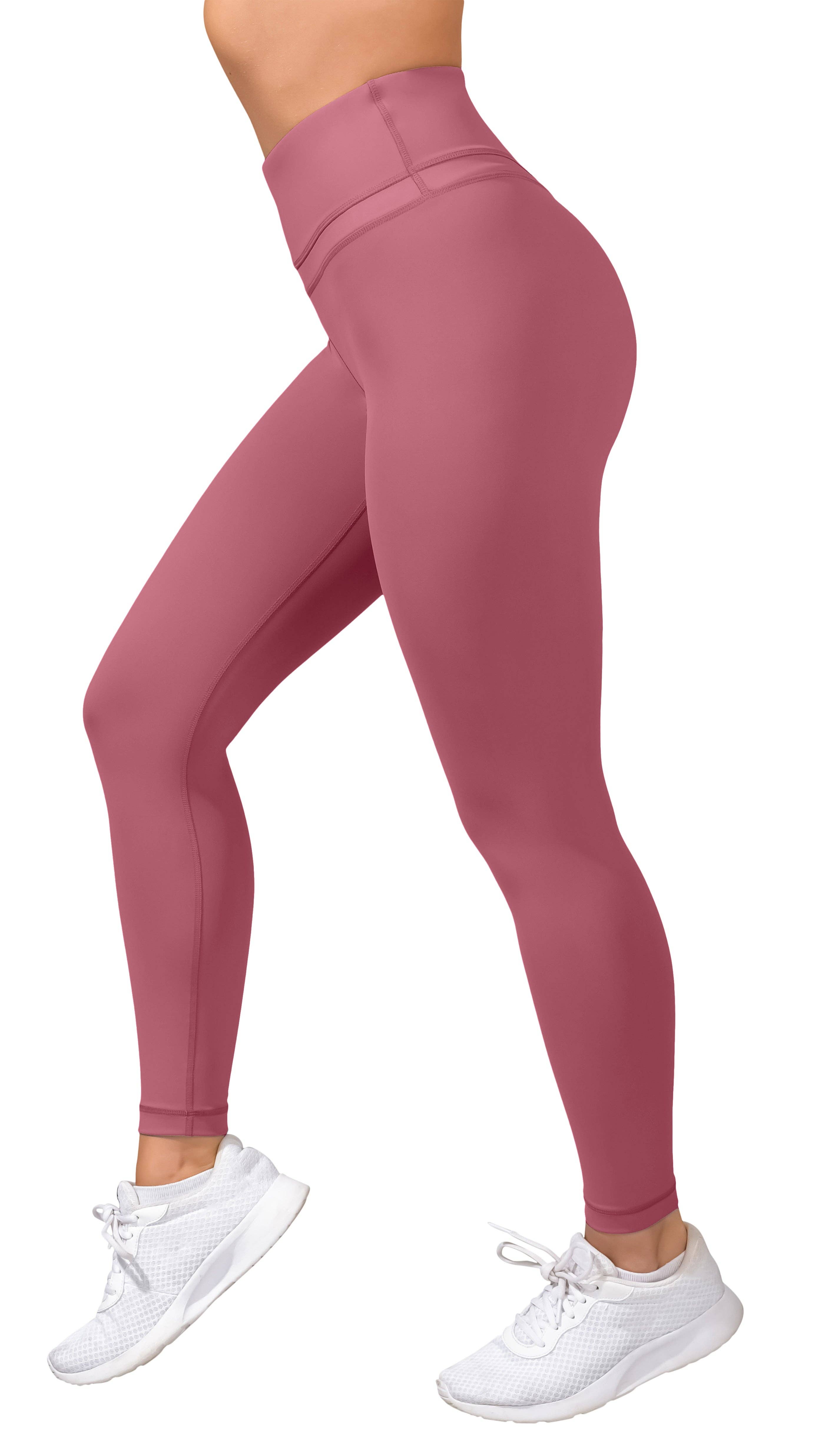 90 Degree by Reflex & Yogalicious - Wholesale Athletic/Lounge Leggings - Women's - "Bootyful" brand Interlink V-Back Cire High Rise 7/8 Ankle L11