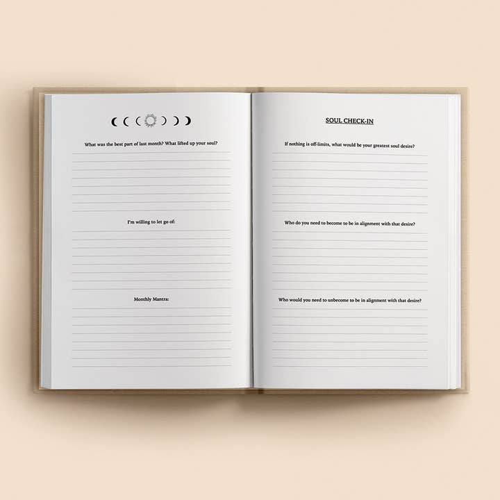 Anna Cosma - Wholesale Planner - STAY GOLD WILD SOUL - TIMELESS PLANNER CALENDAR - BEIGE 20266