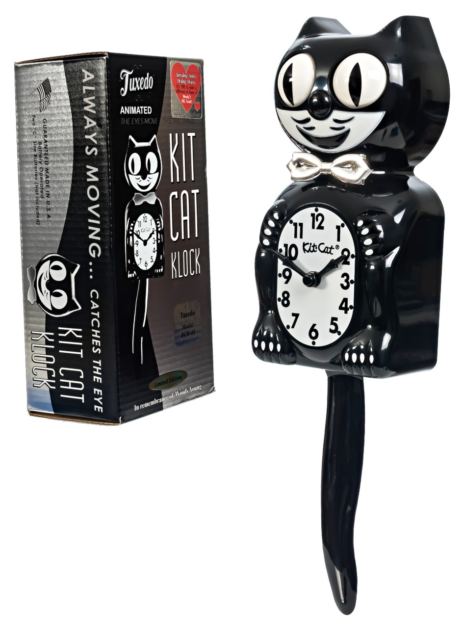 Kit-Cat Klock - Wholesale Timer - Herdenkingseditie Tuxedo Kit-Cat Klock1