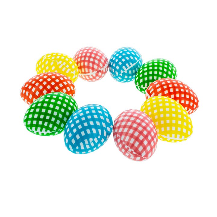 BestPysanky - Vendita all'ingrosso Decorazioni da tavolo - Set di 10 uova di Pasqua riempibili multicolori, 2,25 pollici