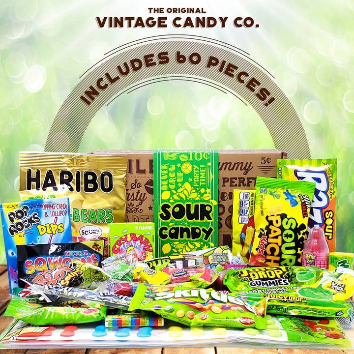 Vintage Candy, LLC - Wholesale Gummy - Sour Candy Assortment Gift