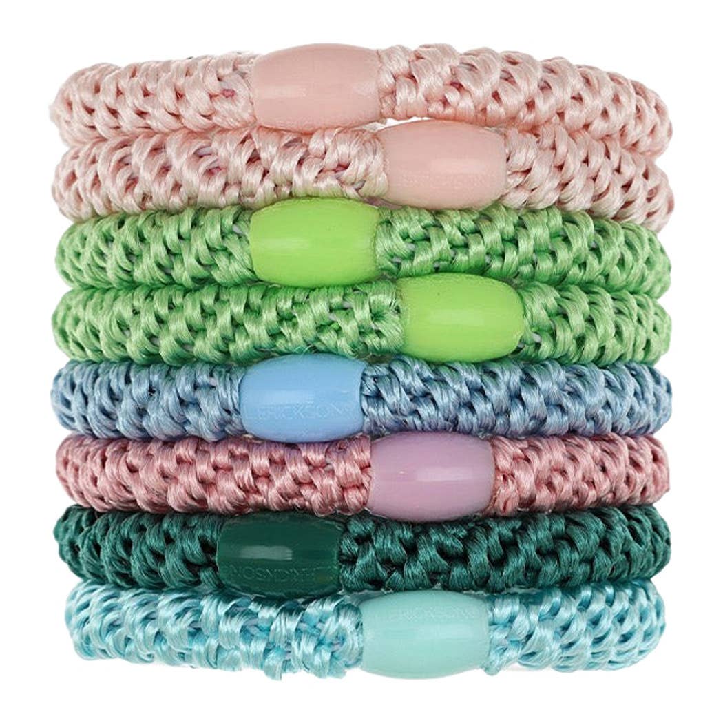 France Luxe/L. Erickson – Engroshandel Hårbånd - Dame – Grab & Go Hestehalebindere - Sæt med otte65