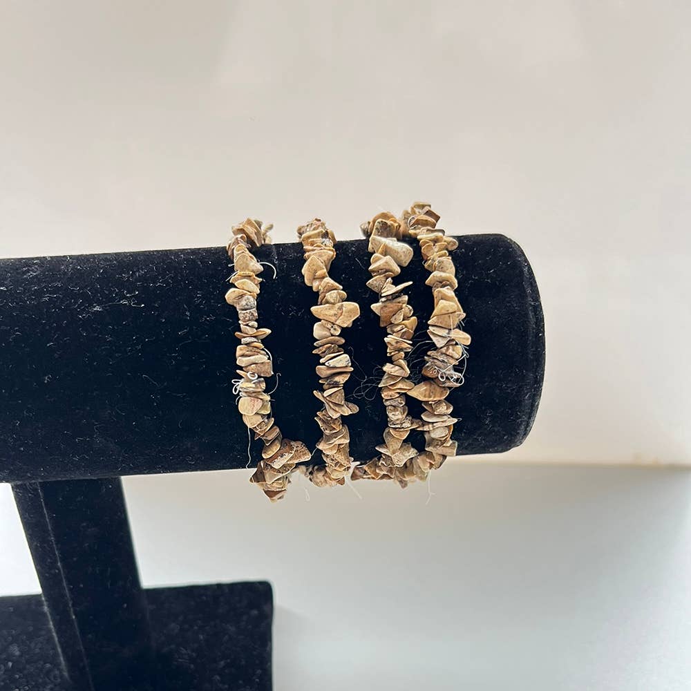 VIE - Wholesale Armband met kralen - Rekbare armband van edelsteenkorrels41