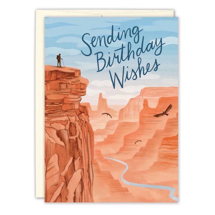 Biely & Shoaf - Wholesale Birthday Card - Canyon Sending Birthday Wishes Card