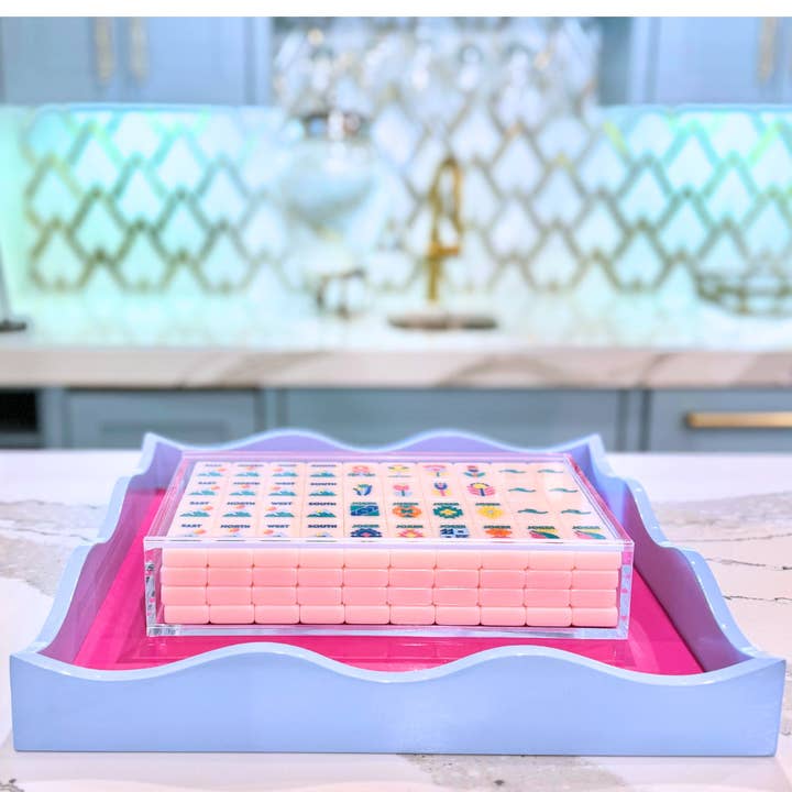 My Fair Mahjong - Wholesale Decorative Box - Mahjong Acrylic Display Box (Clear) | Sliding Lid | For Tile Size 1.45" x 1" x 0.4"