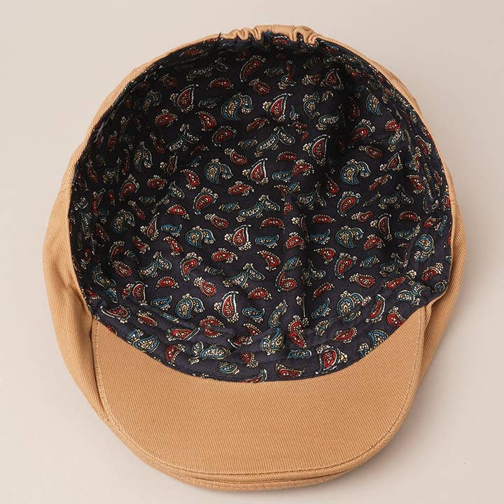 Fashion City - Wholesale Newsboy/Schoolboy Hat - Men's - Men's Solid Plain Cotton Newsboy Ivy Cap9