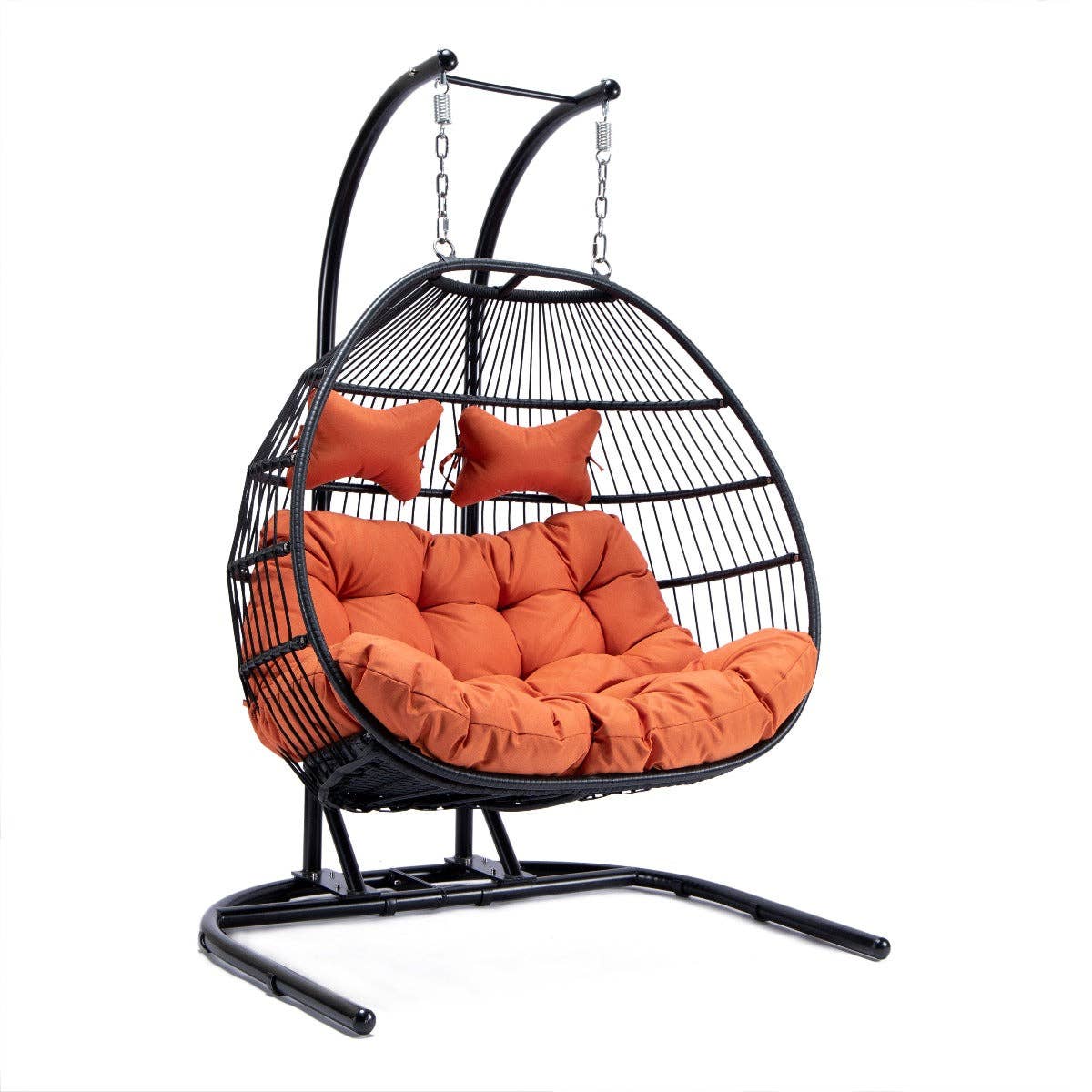 LeisureMod - Wholesale Egg Chair - Wicker 2 Person Double Folding Hanging Egg Swing Chair47