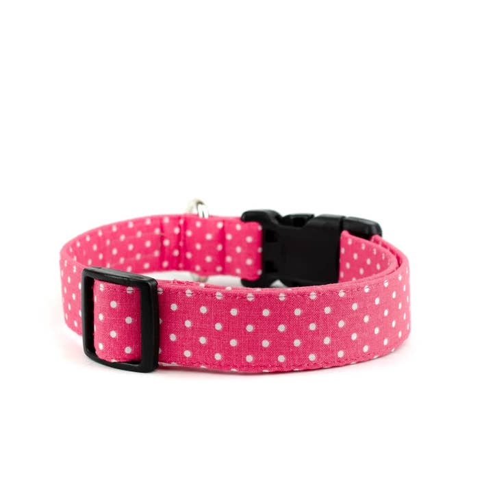Puddle Jumper Pups - Vente Collier – chien - Pois Framboise1
