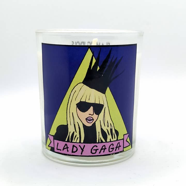 Flaming Idols - Venta al por mayor Vela votiva - Vela votiva de cristal Lady Gaga