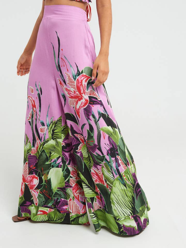 Hawaiian Lily Palazzo Pants for wholesale by SIGAL