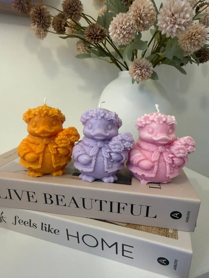 Easter Spring Duck | Handmade Candle for wholesale by Ritual Spirit ltd