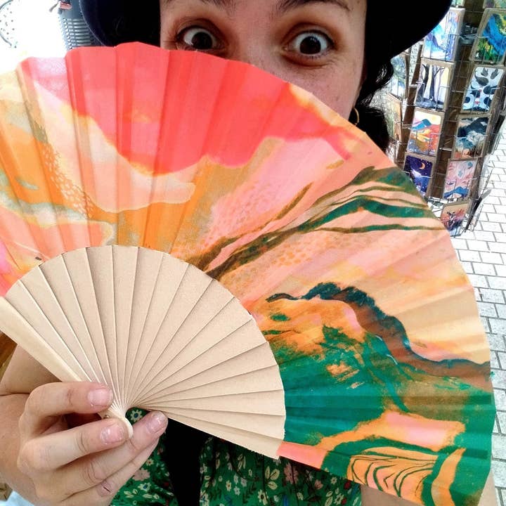 Maison Chapal – Engroshandel Tilbehør til foldbar ventilator – Ventilator med flamencoinspireret print fra Maison Chapal3