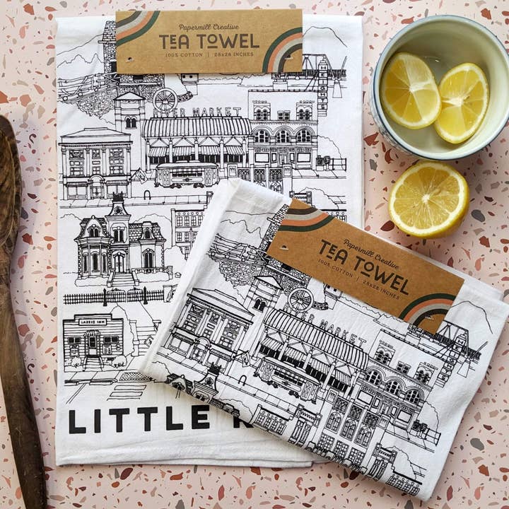Papermill Creative - Wholesale Tea Towel - Little Rock, Arkansas cotton tea towel3