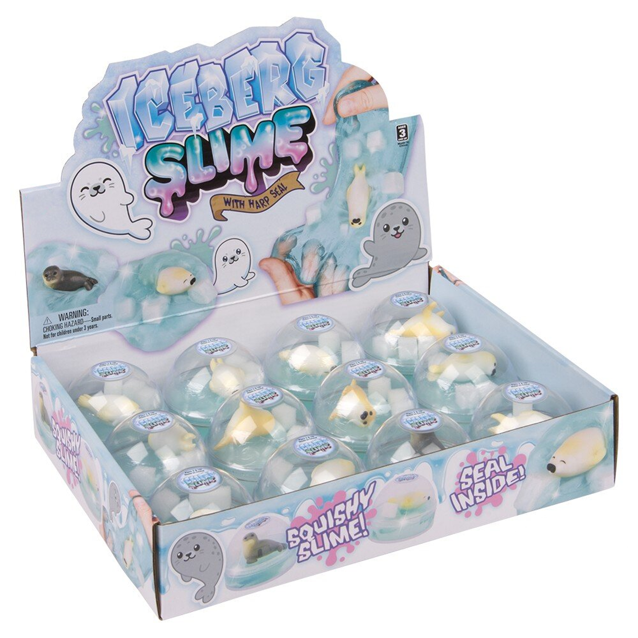 PR GROUPS LLC - Wholesale Putty/slime – Child - Stretchy & Scented Iceberg Seal Slime Fun Toy - Assorted5
